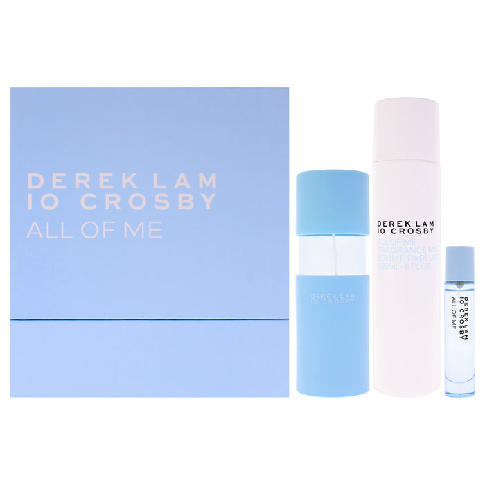 All of Me by Derek Lam for Women - 3 Pc Gift Set 3.4oz EDP Spray, 0.33oz EDP Spray (Mini), 8oz Fragrance Mist