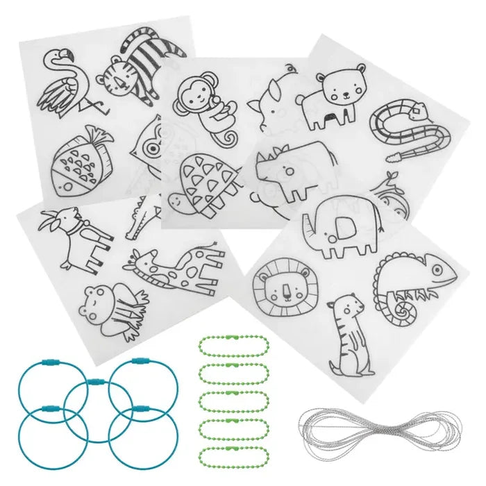Animals Shrink Art Kit
