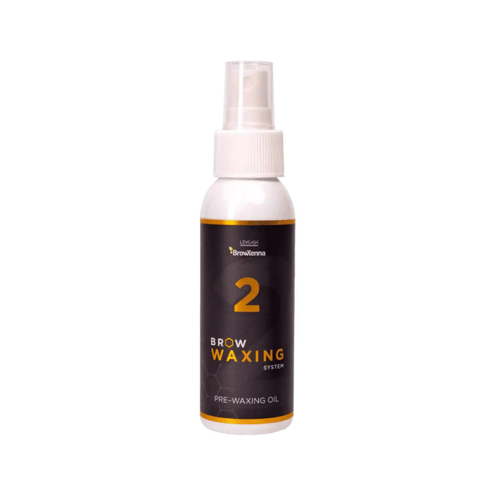 BrowXenna Pre-Waxing Oil - Step 2
