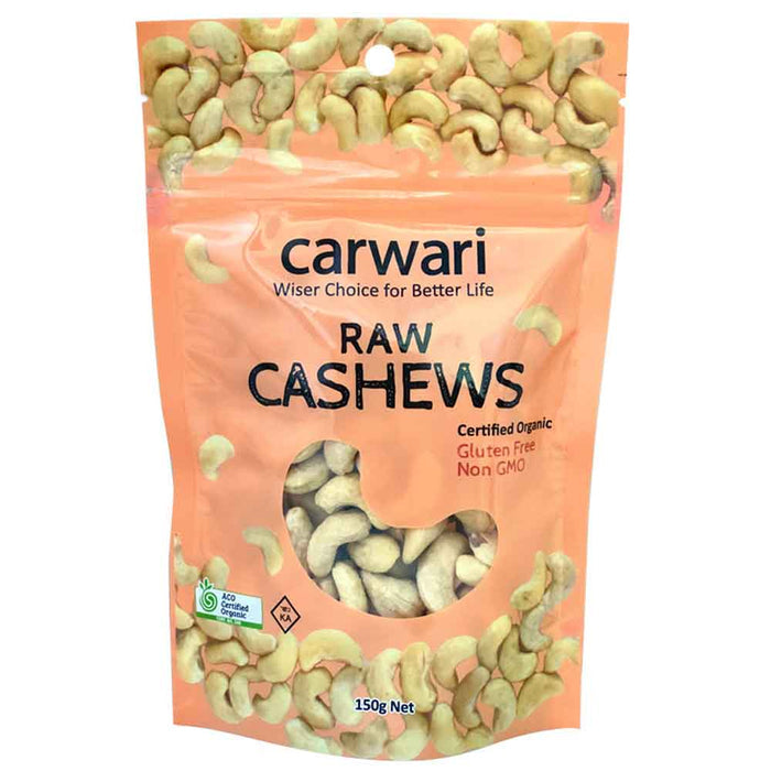 Carwari Organic Cashews Raw - 150g - L'Organic