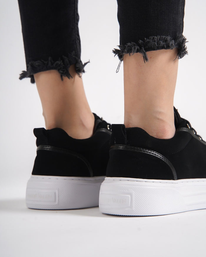 Cercocita Women's Casual Shoes with Crown in Black (8)