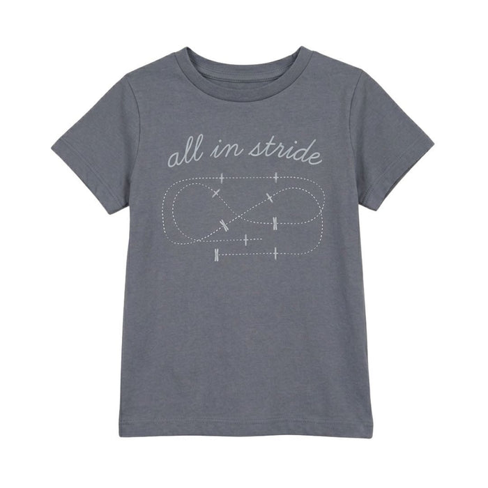 Dapplebay Kids All In Stride Tee-Moonrise