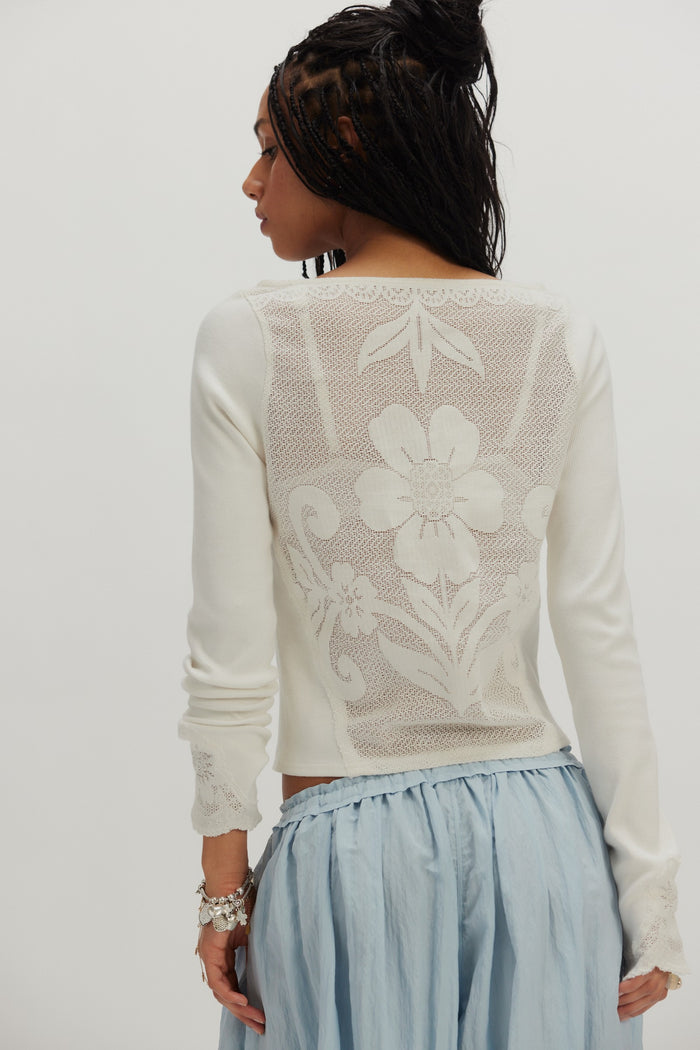 Delilah Long Sleeve - Clean Ivory