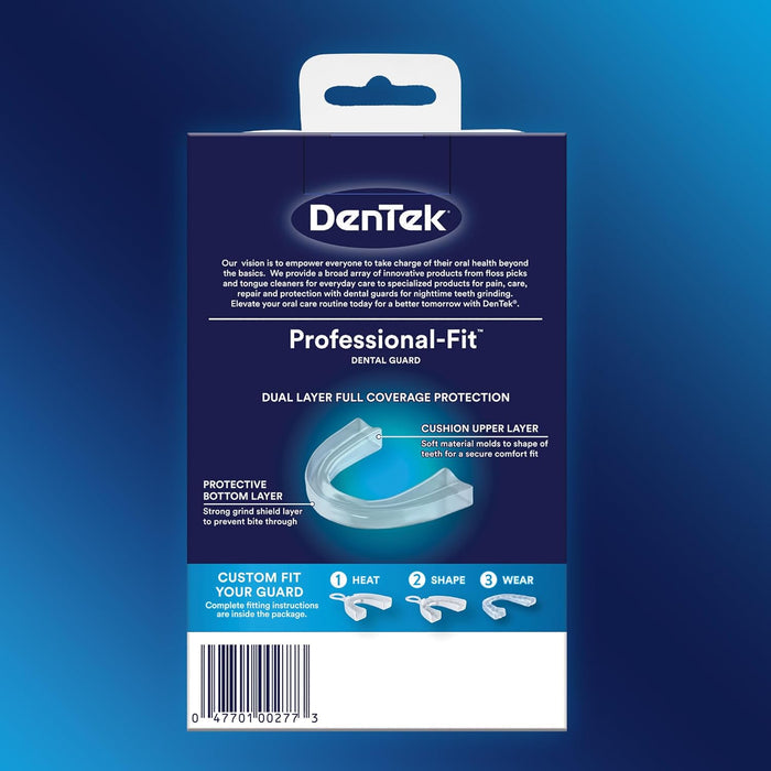 DenTek Mouth Guard for Nighttime Teeth Grinding, Professional-Fit Dental Guard