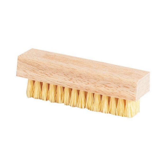 DQB 4.75" Soft Bristle Nail Brush, Wood Handle