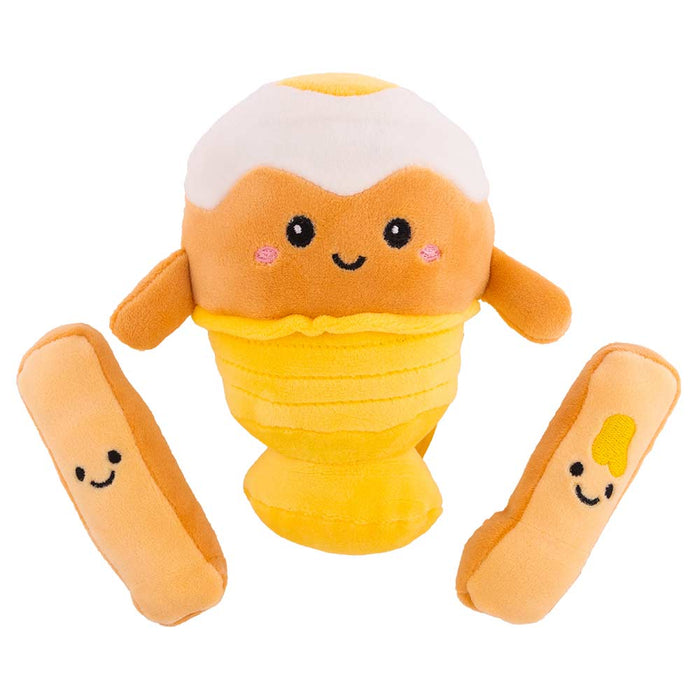 Egg & Soldiers Plush Toy 13cm