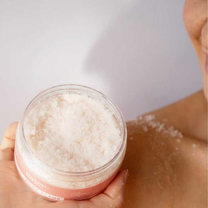 FRESHWATER FARM - Body Scrub Cleansing Rosewater + Pink Clay 200g