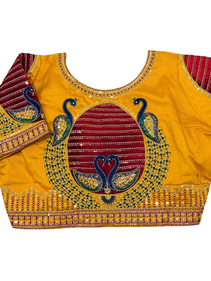 Front hook blouse