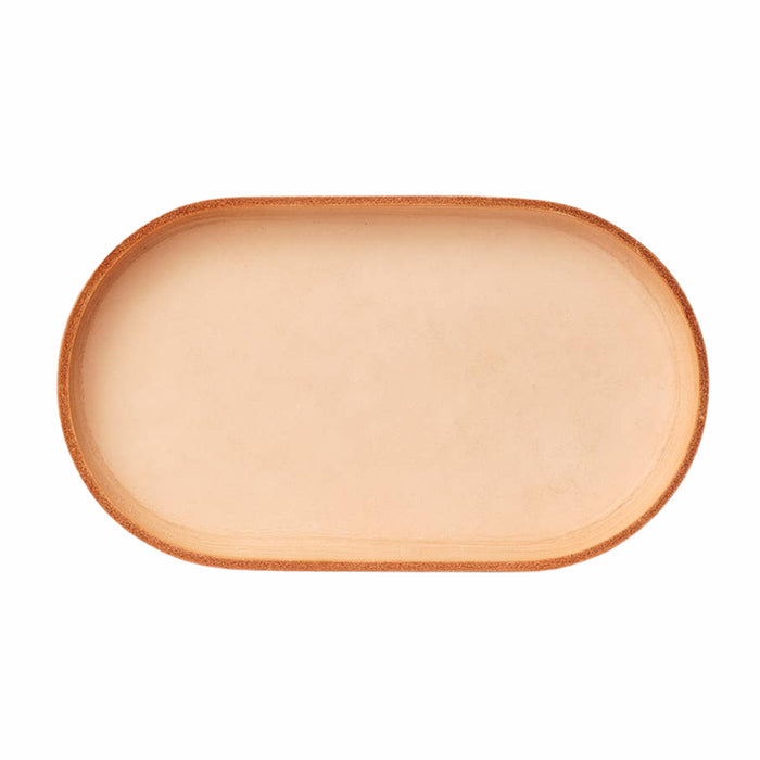 Leather Valet Tray - Natural Pill - Large