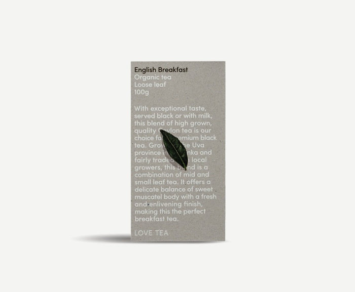 LOVE TEA - English Breakfast Loose Leaf Tea