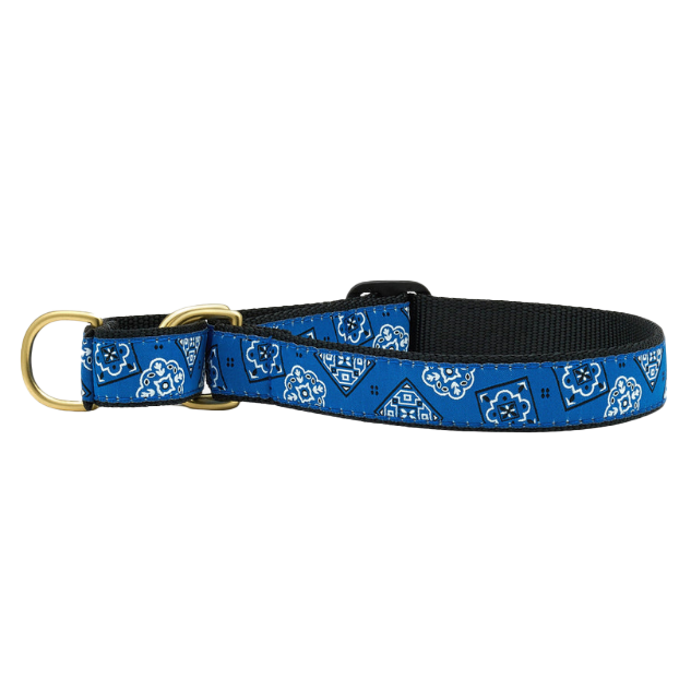 BLUE-BANDANA-DOG-COLLAR-MARTINGALE-NO-PULL