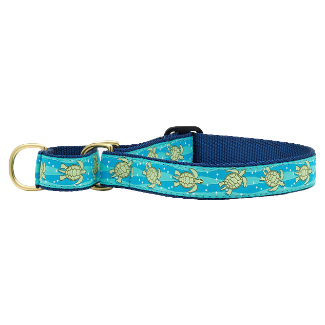 SEA-TURTLES-DOG-COLLAR-MARTINGALE-NO-PULL