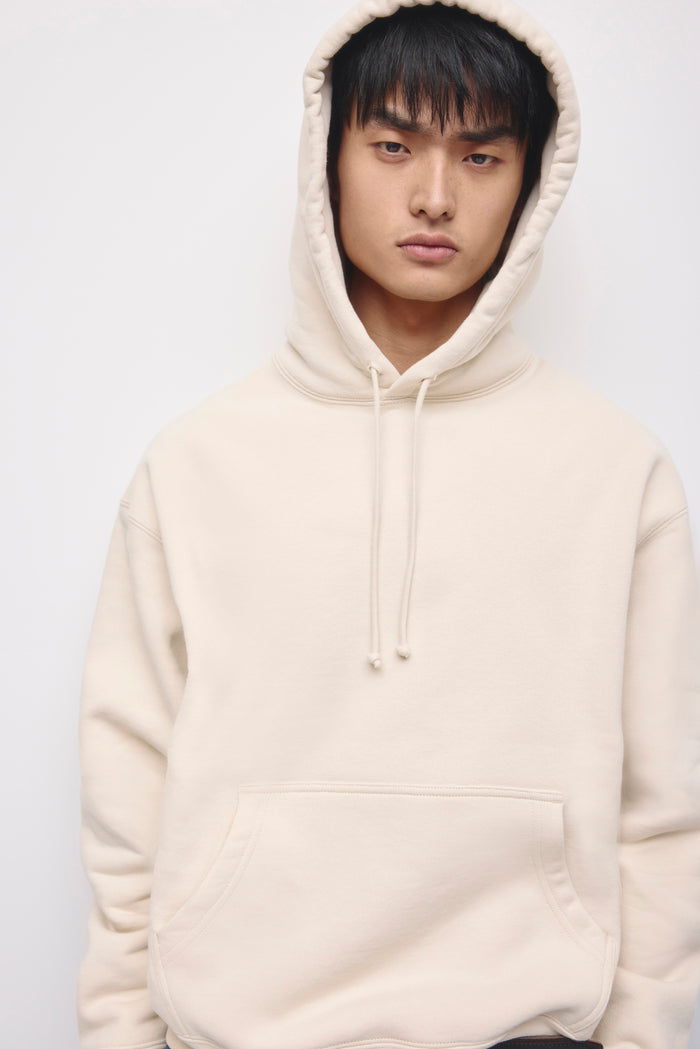 Men's Heavyweight Hoodie in Cream