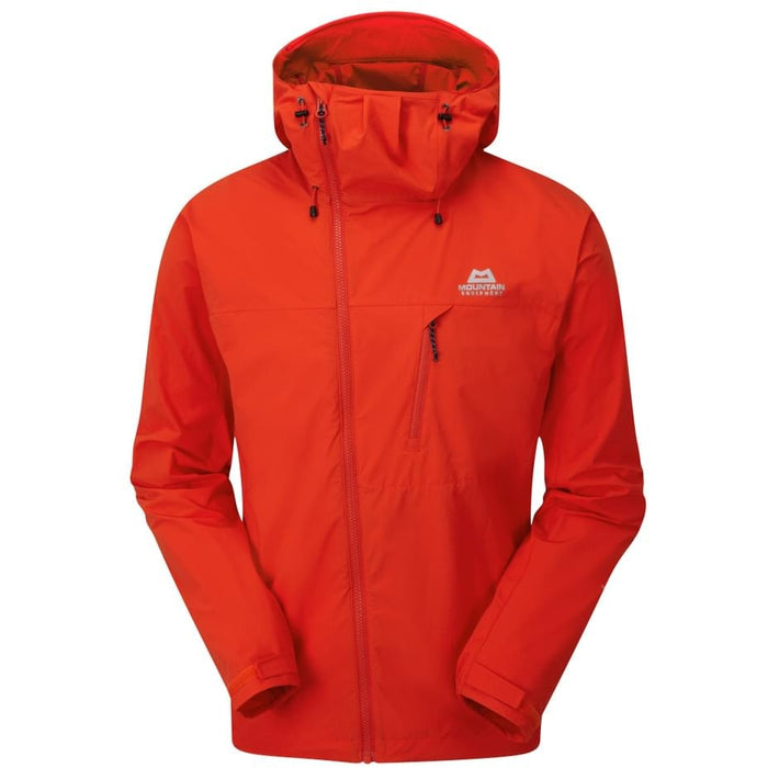 Mountain Equipment, Squall Hooded Mens Jacket, Cardinal Orange, Small