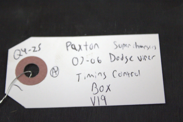 Paxton Supercharger 03-06 Gen 3 III Dodge Viper Timing Control Box 5A001-070