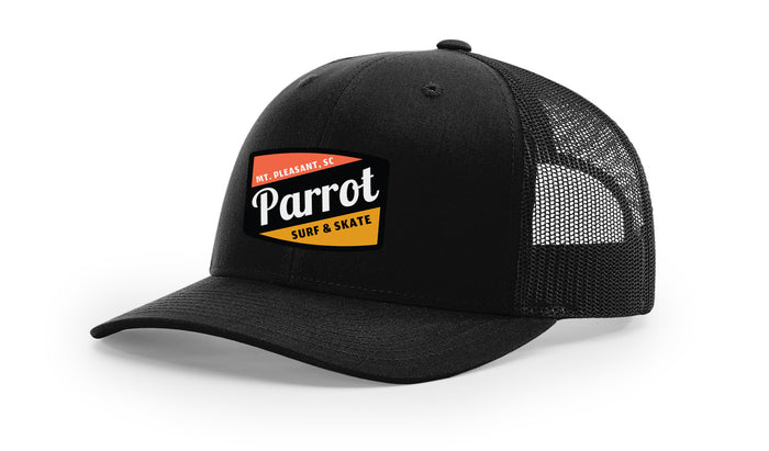 Parrot Surf & Skate PSS 112 Work Hat, black adjustable cap