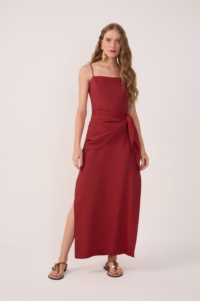 Cropped Linen Pareô Dress_2