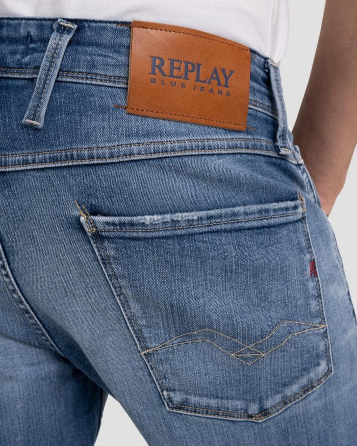 REPLAY PÁNSKE SLIM FIT ANBASS DŽÍNY