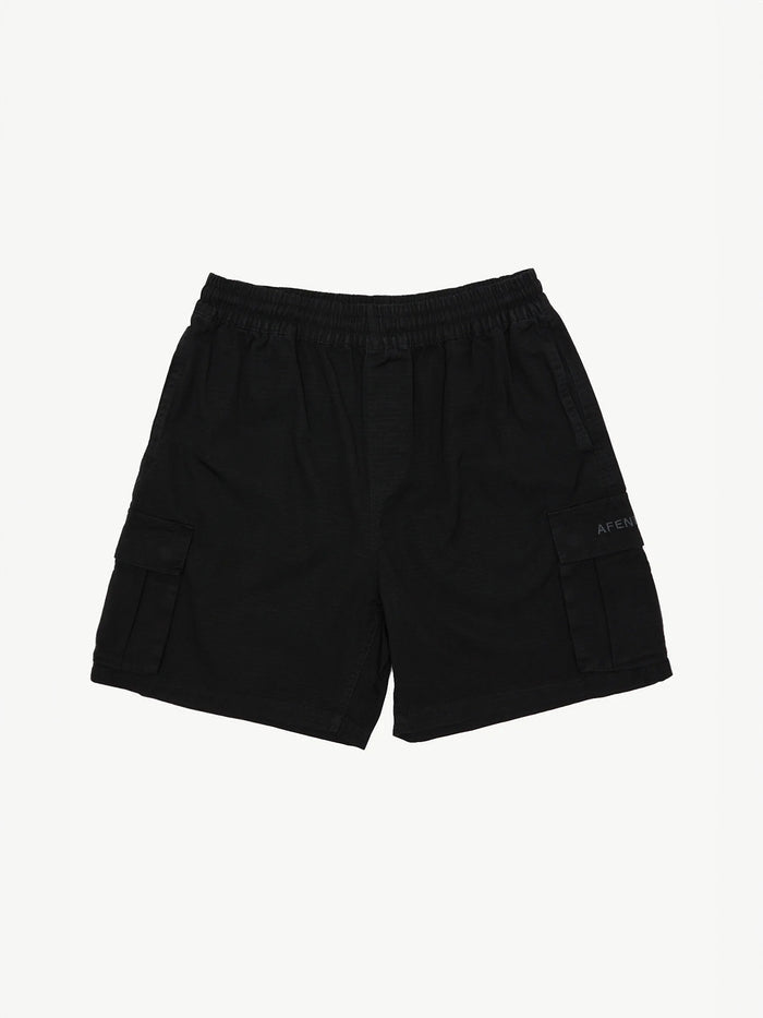 Ripped Out 98 - Organic Oversized Cargo Short 20" | Black-Image 6