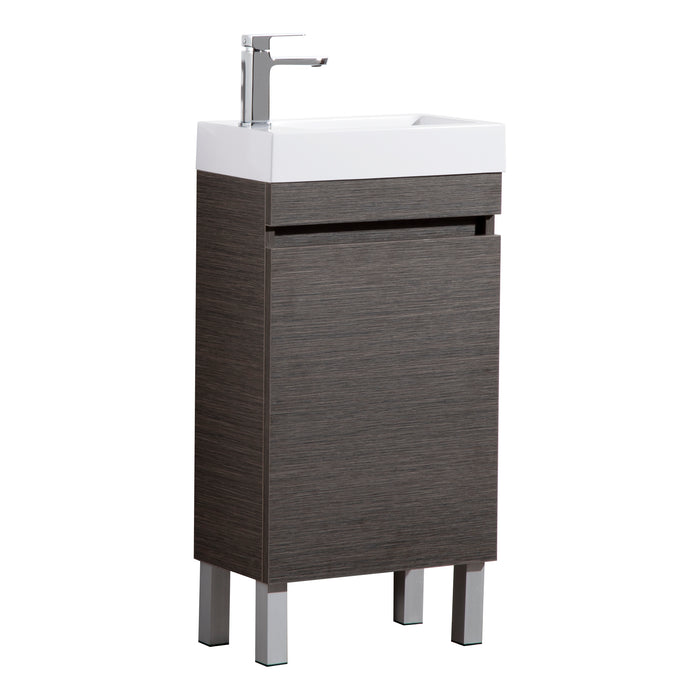 Slim Free-Standing PVC Vanity 450/600/750/900mm