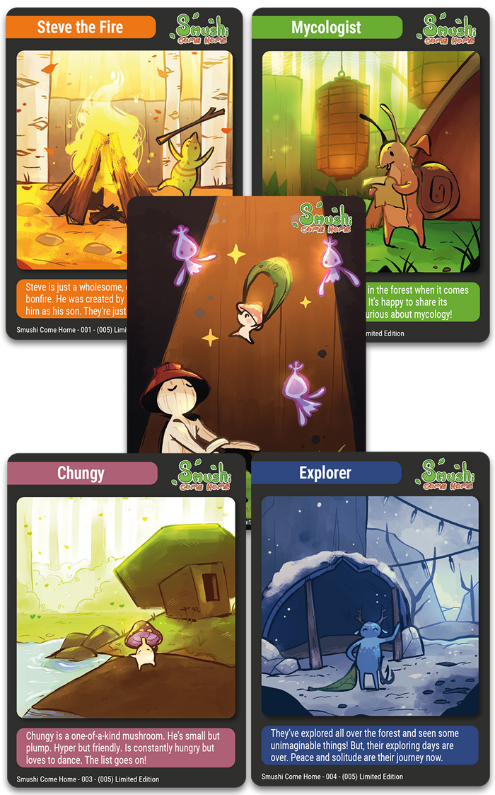 TC#118: Smushi Come Home - Trading Card Booster Pack