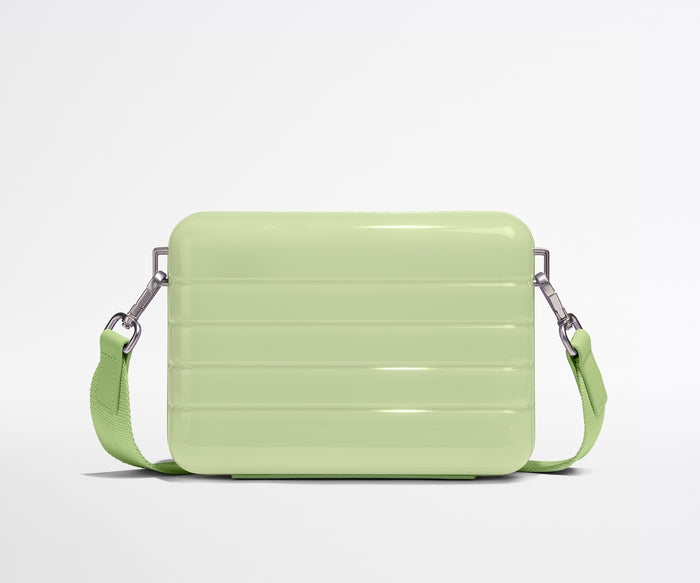 The Mini Crossbody in Glazed Matcha Milk Green