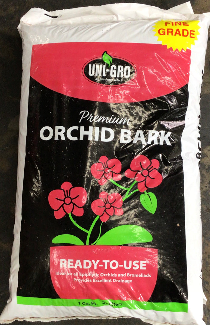 Uni-Gro Premium Organic Ready-to-Use Fine Grade Small Orchid Bark Grow Media - 1 cu. ft