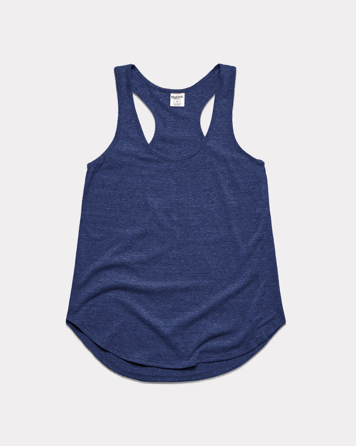 Navy Blue Essential Women's Vintage Racerback Tank Top