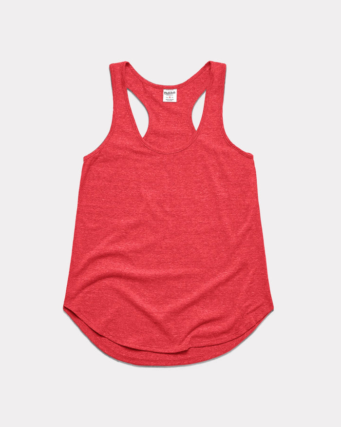 Red Essential Women's Vintage Racerback Tank Top