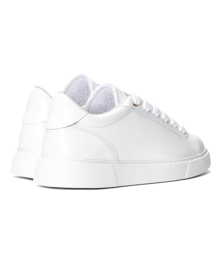Women's Rool Court Leather Sneakers in White (4)