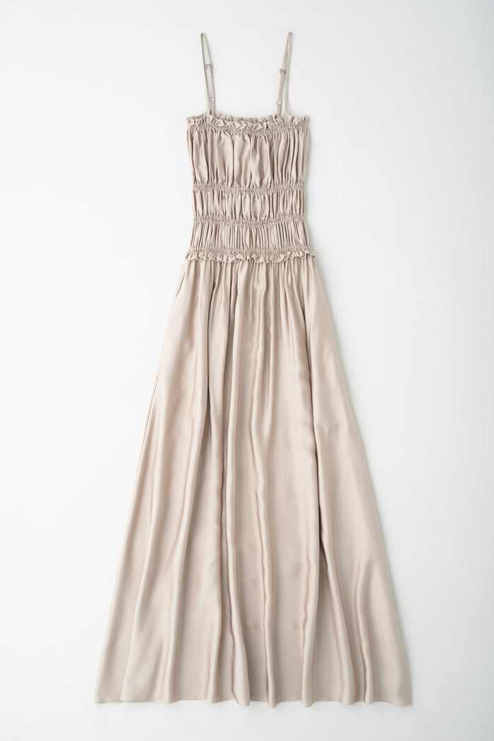 Women's Ruffle Dress in Fog