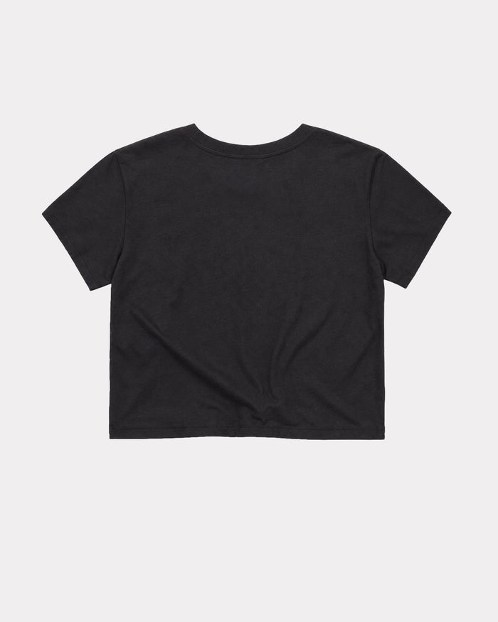 Women's Black Crop Top
