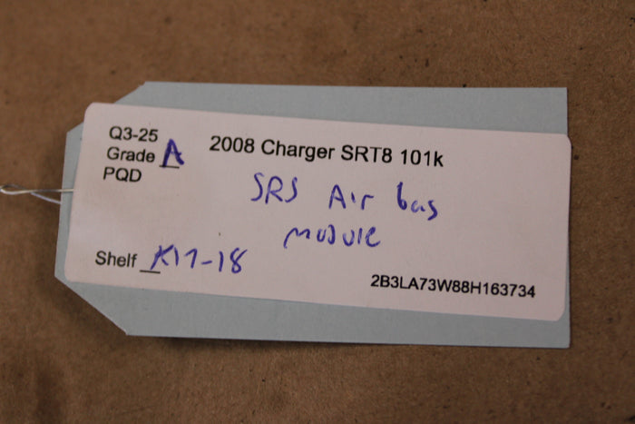 08-10 DODGE CHARGER 300 OEM OCCUPANT RESTRAINT CONTROL MODULE
