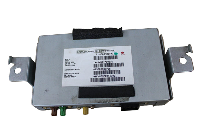 08-10 JEEP DODGE CHRYSLER SATELLITE RECEIVER RADIO MODULE 05064281AG