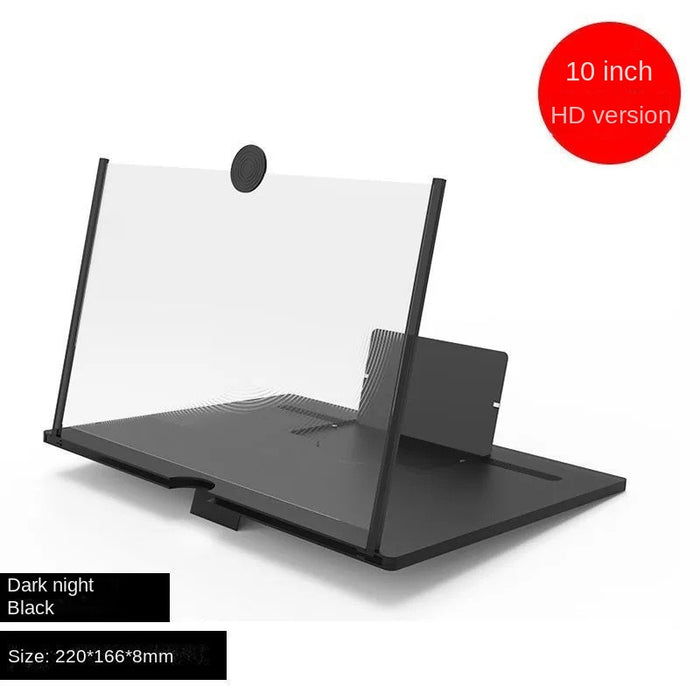 10 Inch Smartphone Screen Magnifier 3D Cell Phone Viewer Stand