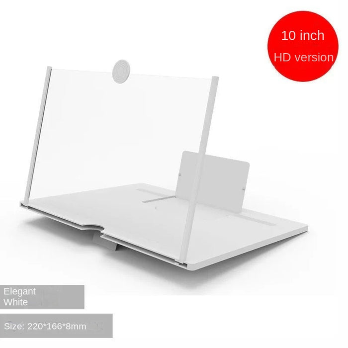 10 Inch Smartphone Screen Magnifier 3D Cell Phone Viewer Stand