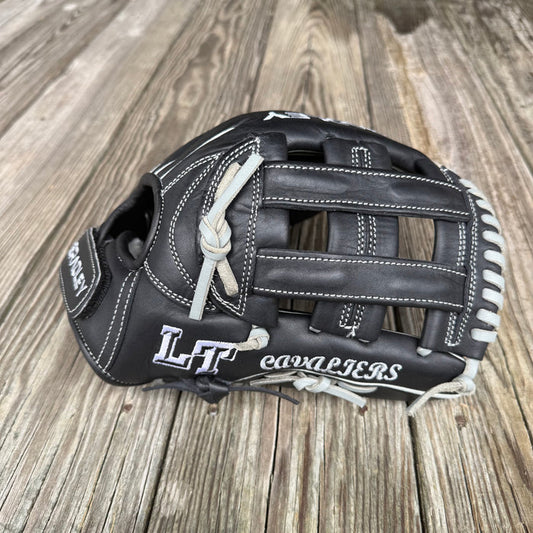 12" H-Web, Steerhide Custom Outtake Black/Gray "LT Cavaliers"