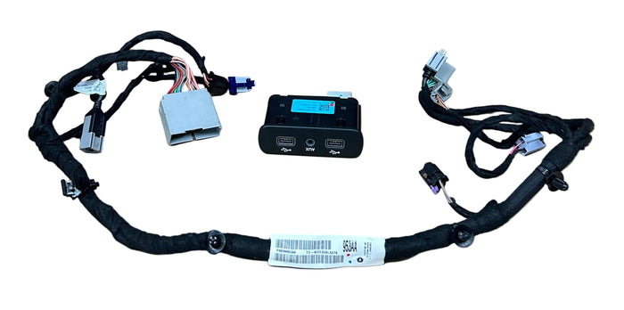 16-18 CHALLENGER MANUAL TRANS CENTER CONSOLE CARPLAY MEDIA HUB USB WIRE HARNESS