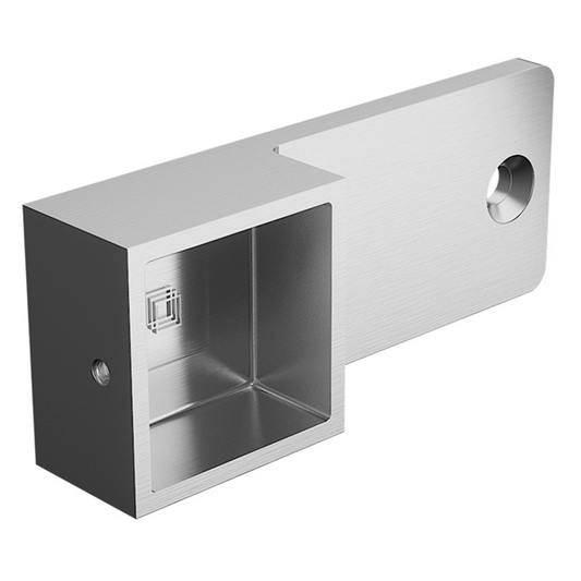 35 Series - EXTENDED WALL BRACKET - SATIN - Image 1