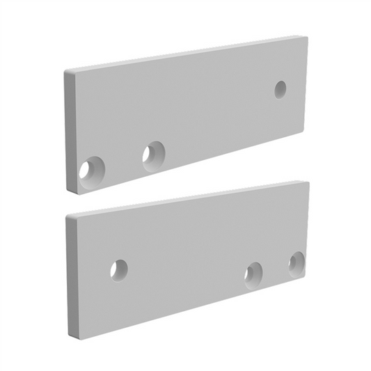 35 Series- FLAT WALL PLATE - WHITE - 2pk - Image 1