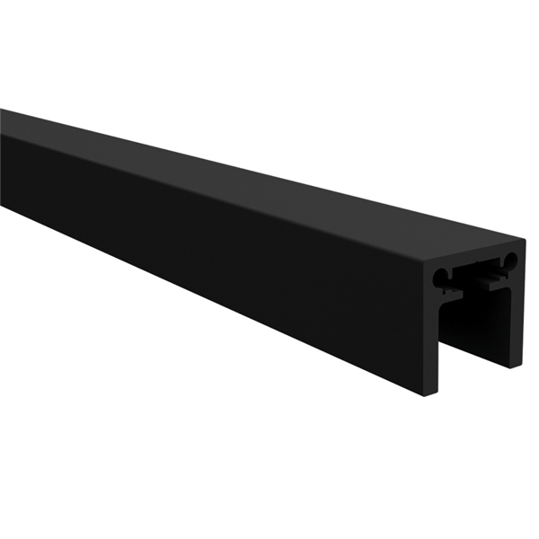 35 Series Aluminium handrail - 5800mm - BLACK - Image 1