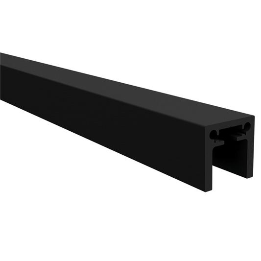 35 Series Aluminium handrail - 5800mm - BLACK - Image 1