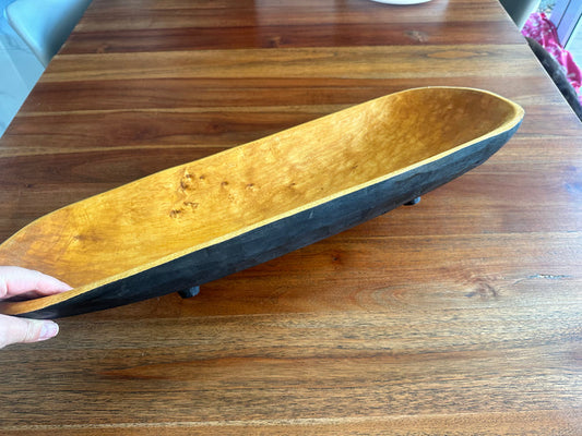 Large solid wooden bowl DEMO