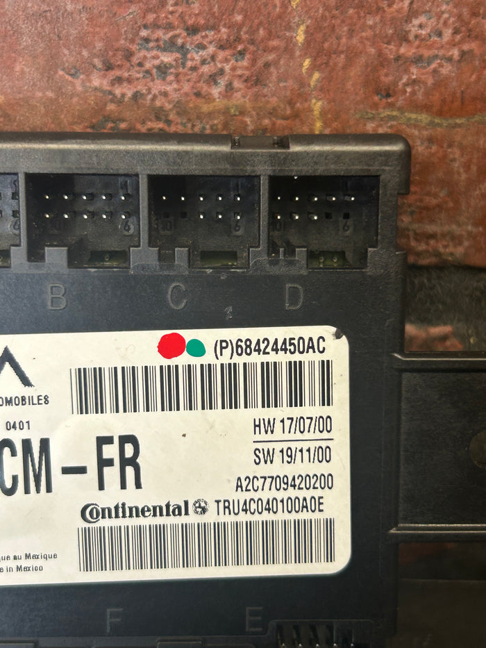 2020 - 2021 DODGE CHARGER FRONT RIGHT SIDE DOOR CONTROL MODULE OEM 68424450AC