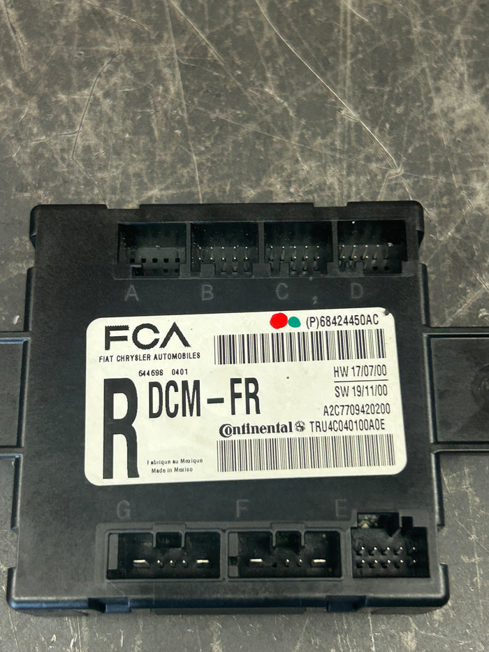 2020 - 2021 DODGE CHARGER FRONT RIGHT SIDE DOOR CONTROL MODULE OEM 68424450AC