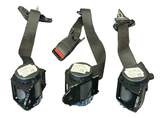 2019-2023 DODGE CHARGER REAR LEFT RIGHT CENTER SEAT BELT RETRACTOR SET