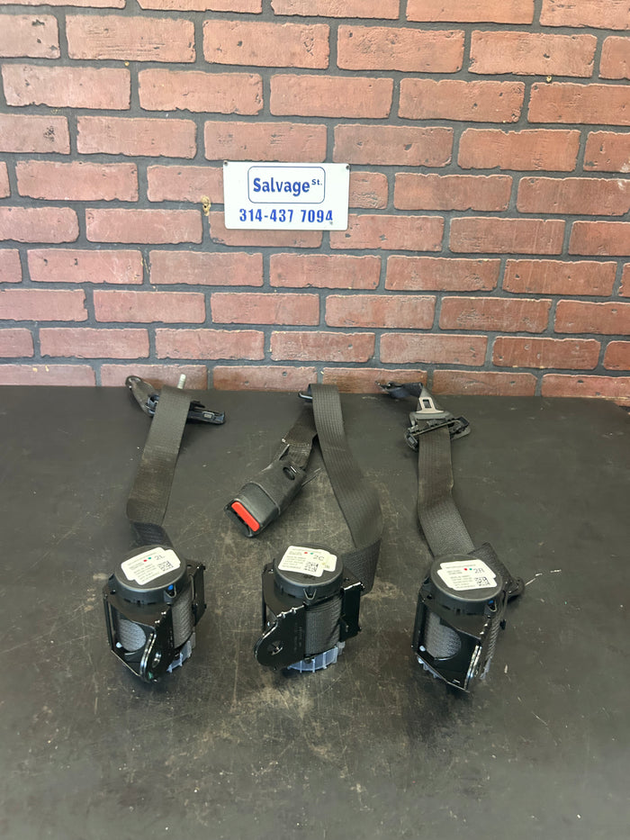 2019-2023 DODGE CHARGER REAR LEFT RIGHT CENTER SEAT BELT RETRACTOR SET