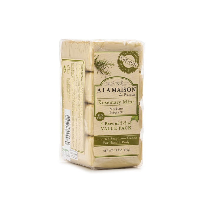 A La Maison Rosemary Mint Bar Soap 400g