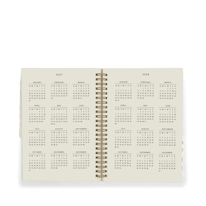 A5 2027 Snap Planner Brown