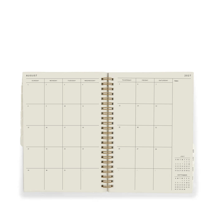 A5 2027 Snap Planner Brown
